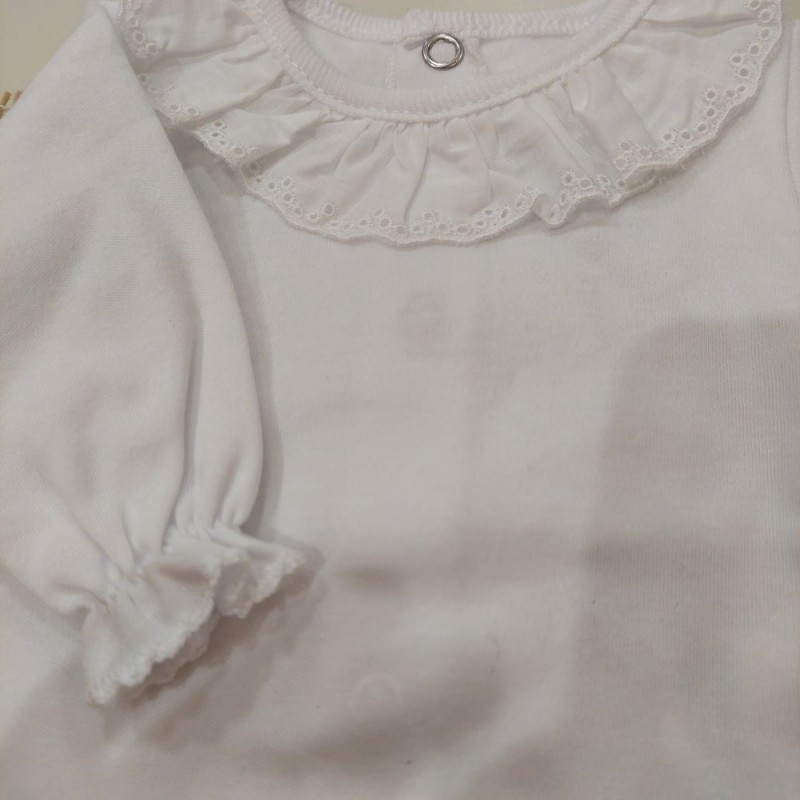 Body bordado blanco algodón 100% de Valentina