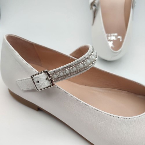 Zapato niña comunión con pedrería