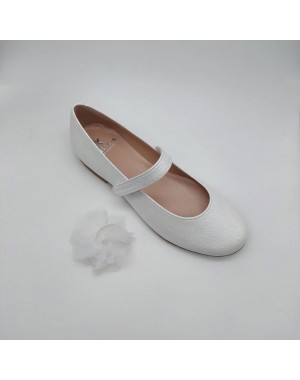 Zapato niña ceremonia blanco