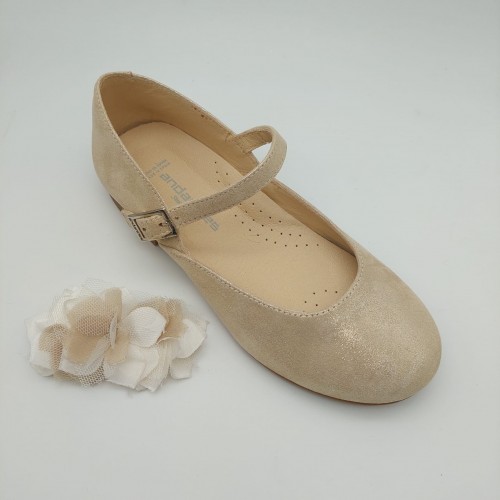 Zapato puntini beige de Andanines