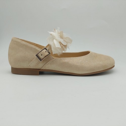 Zapato puntini beige de Andanines