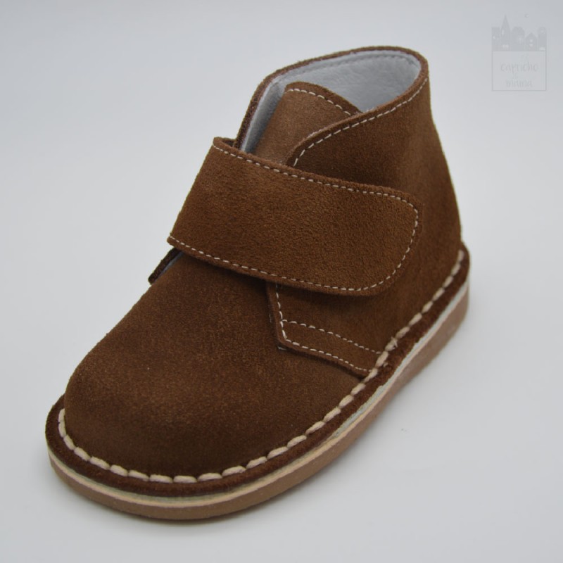 Bota safari unisex con velcro